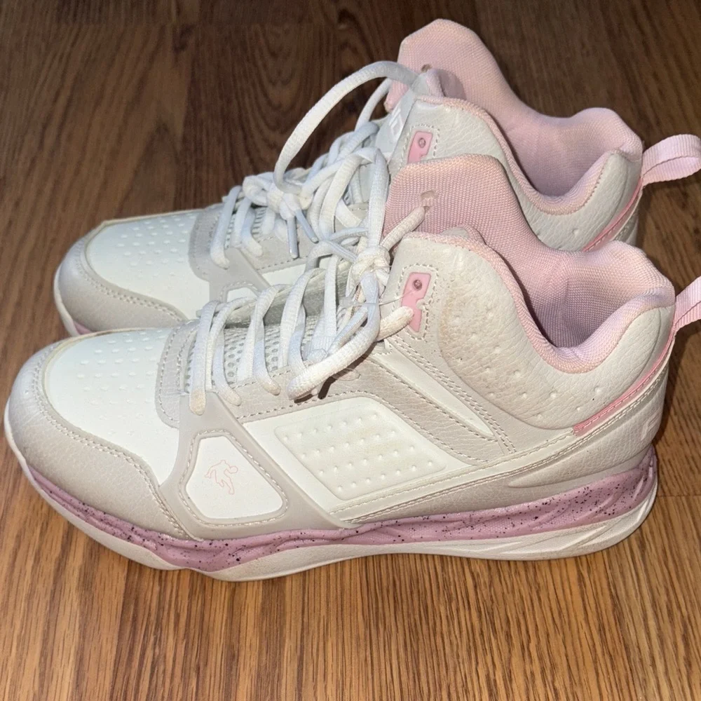 AND1 Women's Athletic Shoes - White and Pink size 6